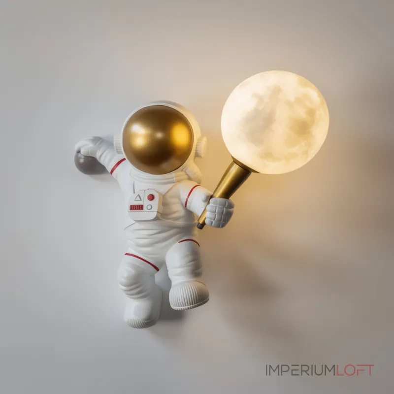 Настенный светильник Astronaut в космической теме от VINSA Настенный светильник Astronaut в космической теме от VINSA