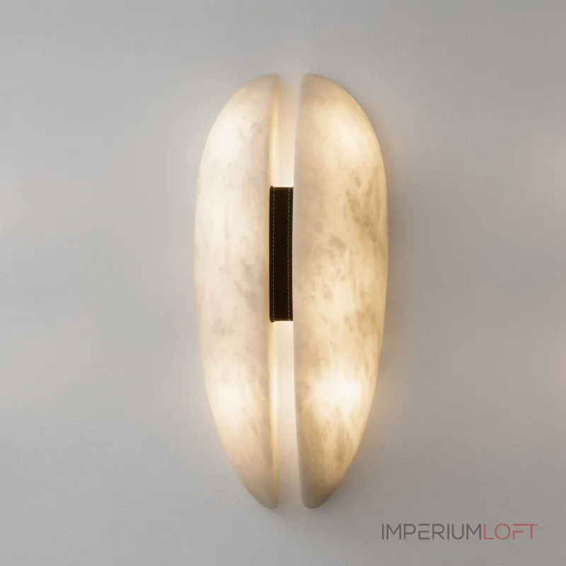 Настенный светильник Split Marble с плафонами из мрамора от VINSA Настенный светильник Split Marble с плафонами из мрамора от VINSA