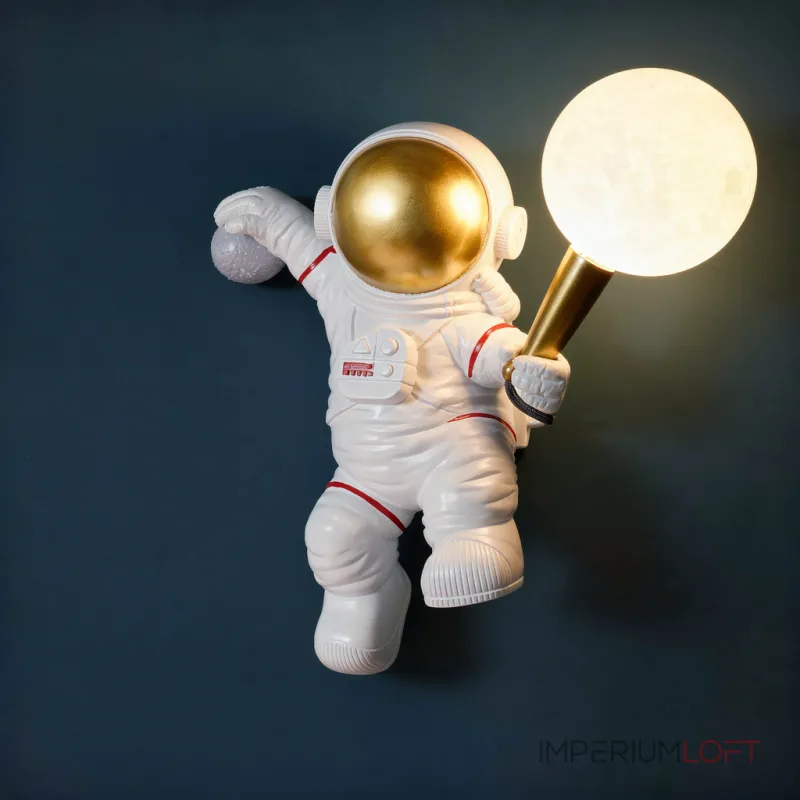 Настенный светильник Astronaut в космической теме от VINSA Настенный светильник Astronaut в космической теме от VINSA