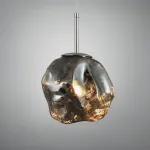 Подвесной светильник Ice Light D18 Black с природной фактурой от VINSA