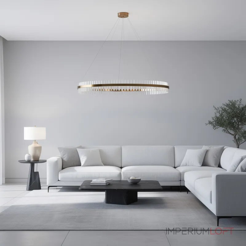 Подвесная люстра Saturno Not Baroncelli Suspension D150 со стеклянным плафоном