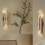 Настенный светильник Silhouette с плафонами из камня от VINSA