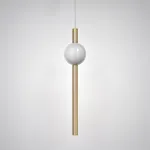 Подвесной светильник broom ORION GLOBE LIGHT gold D L600 современного дизайна