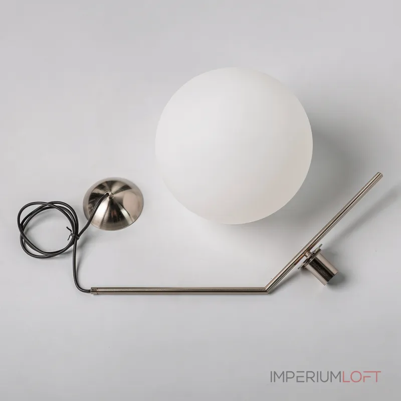 Подвесной светильник FlexIC Lights Family Michael Anastassiades D30 Chrome со стеклянным плафоном в форме шара Подвесной светильник FlexIC Lights Family Michael Anastassiades D30 Chrome со стеклянным плафоном в форме шара