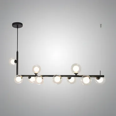 Подвесной светильник LINDA LONG P10 Black Double