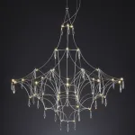 Подвесная люстра MARQUISE D100 Chrome воздушной конструкции