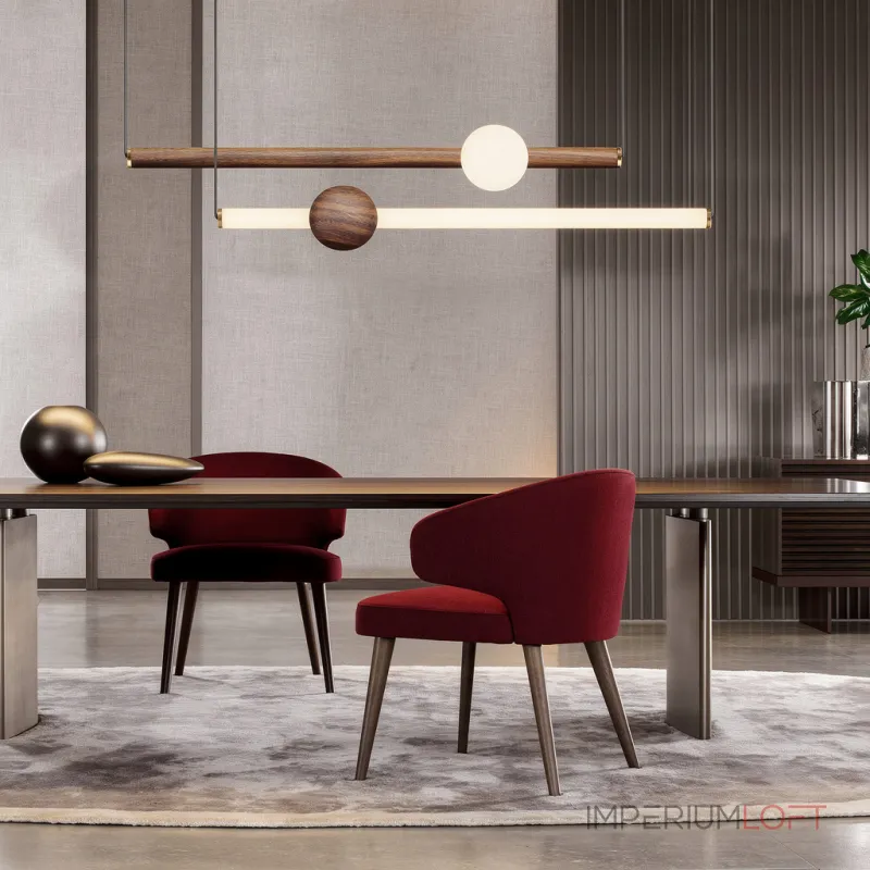 Подвесной светильник broom ORION GLOBE LIGHT P2 Wood современного дизайна