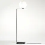Торшер FlexIC Lights Family Michael Anastassiades Black  со стеклянным плафоном в форме шара