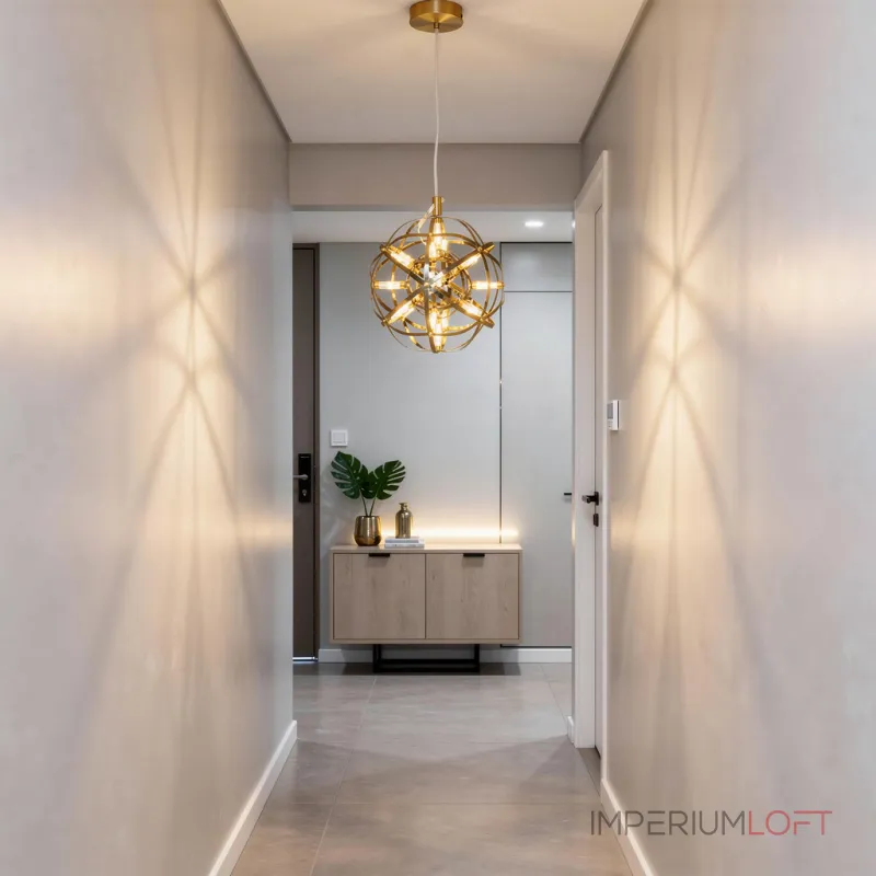 Подвесная люстра Mi Raimond Lamp D20 Gold с ажурным плафоном Подвесная люстра Mi Raimond Lamp D20 Gold с ажурным плафоном