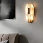 Настенный светильник Split Marble с плафонами из мрамора от VINSA