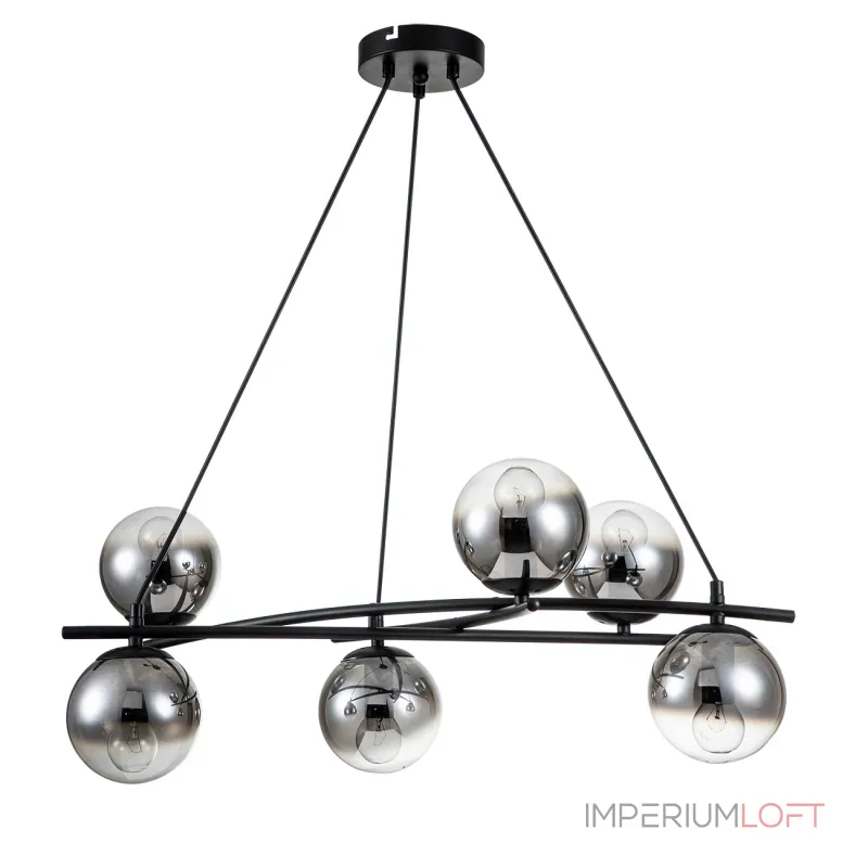 Подвесная люстра Escada 1119/6S E14*40W Black Подвесная люстра Escada 1119/6S E14*40W Black