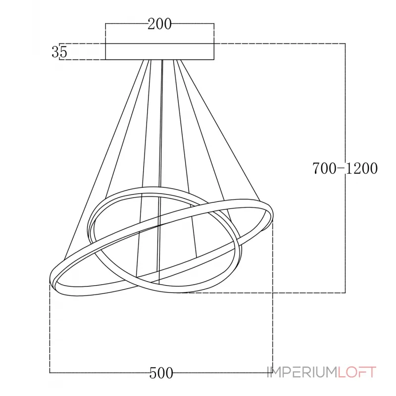 Подвесной светильник Escada EULER 10228/2LED