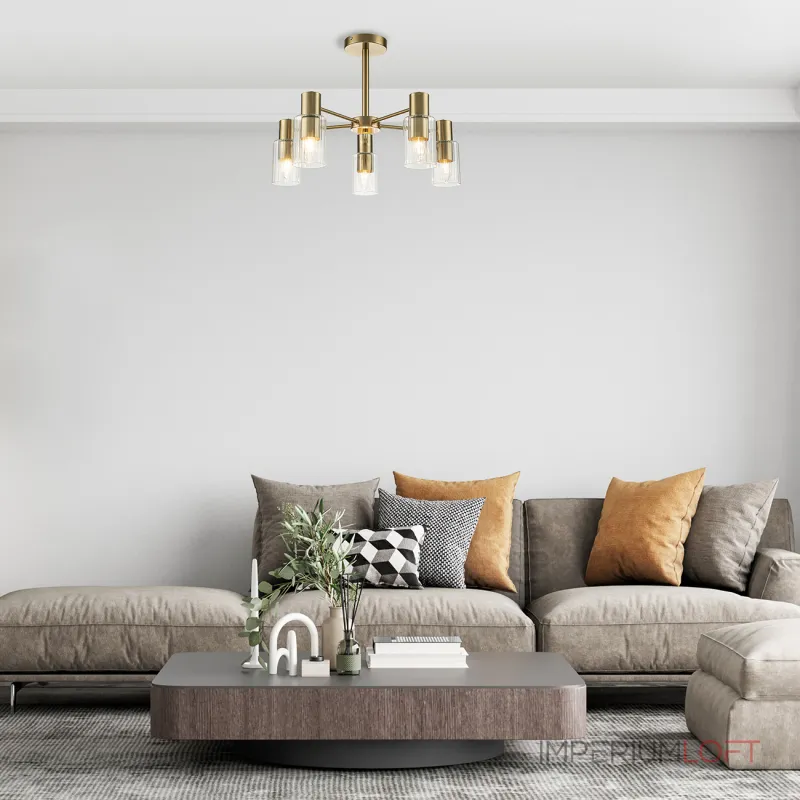 Светильник на штанге Escada 2120/5P E14*40W Gold