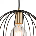 Escada 10176/1A E27*60W Black/Brass