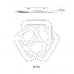 Escada 10244/3 LED*140W White от ImperiumLoft