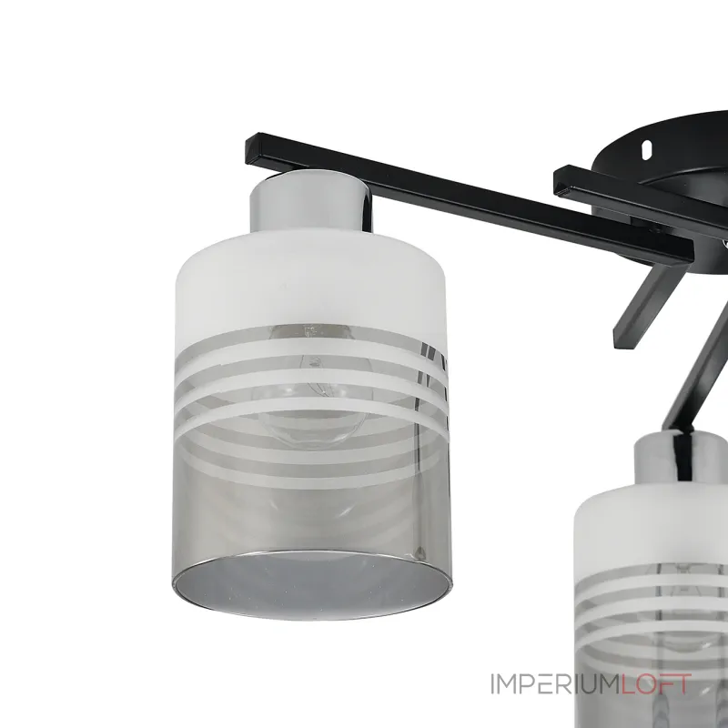 Потолочный светильник Escada 1132/3P E27*60W Black/Chrome
