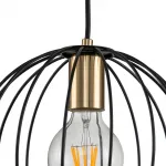 Escada 10176/1A E27*60W Black/Brass