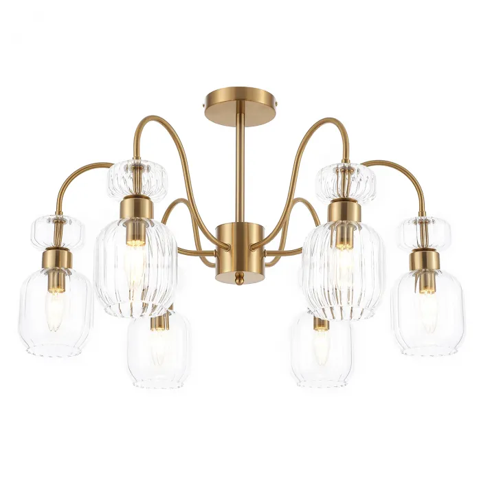 Escada 1141/6PL E14*60W Antigue copper/Clear от ImperiumLoft