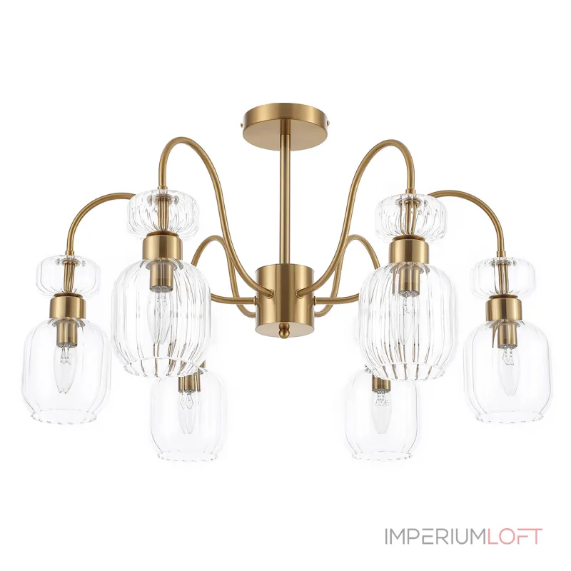 Escada 1141/6PL E14*60W Antigue copper/Clear