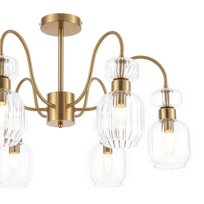 Escada 1141/6PL E14*60W Antigue copper/Clear от ImperiumLoft