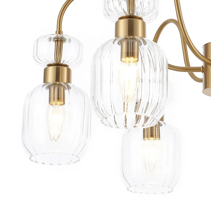 Escada 1141/6PL E14*60W Antigue copper/Clear от ImperiumLoft