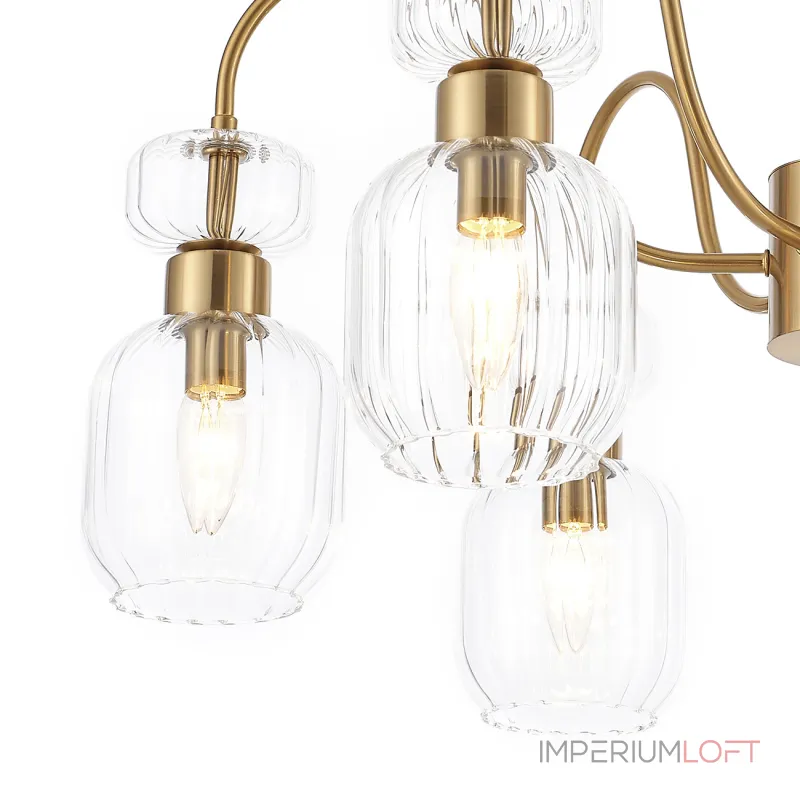 Escada 1141/6PL E14*60W Antigue copper/Clear