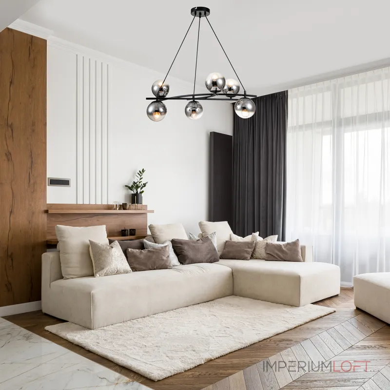 Подвесная люстра Escada 1119/6S E14*40W Black Подвесная люстра Escada 1119/6S E14*40W Black