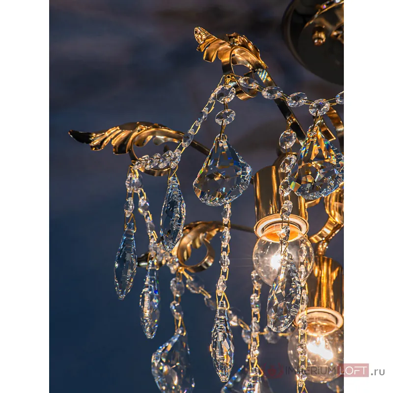 Escada 1128/4 E27*60W French Gold от ImperiumLoft