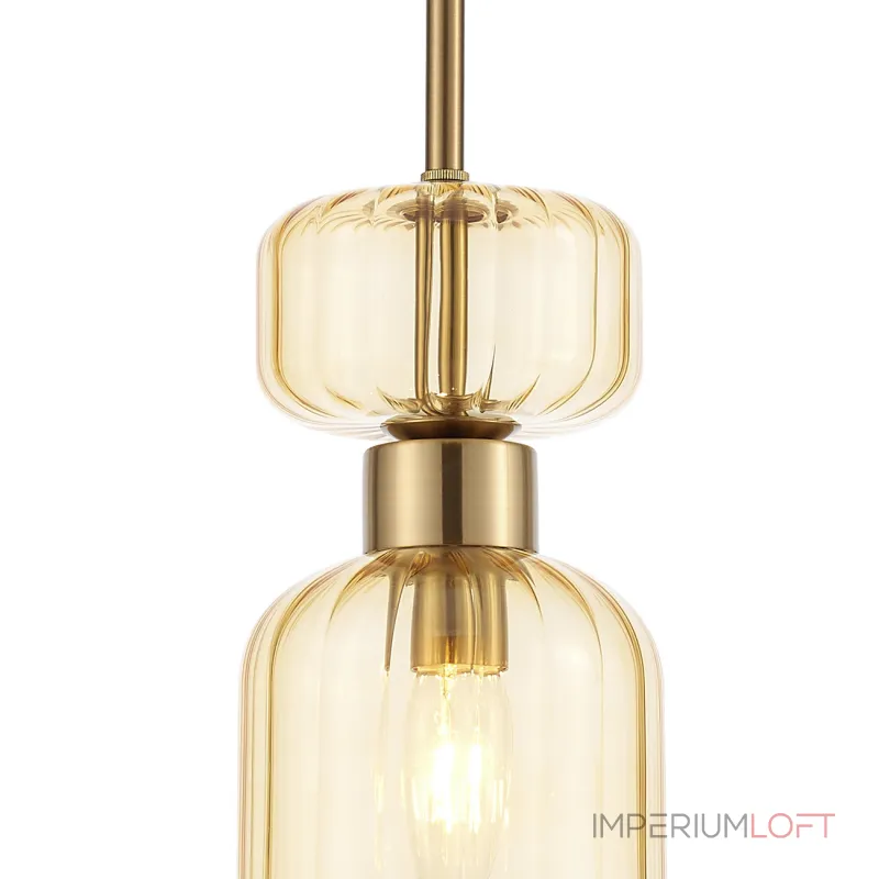 Подвесной светильник Escada 1141/1S E14*60W Antigue copper/Amber