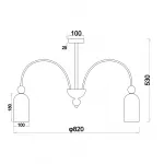 Escada 686/8PL E14*60W Chrome