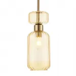 Подвесной светильник Escada 1141/1S E14*60W Antigue copper/Amber