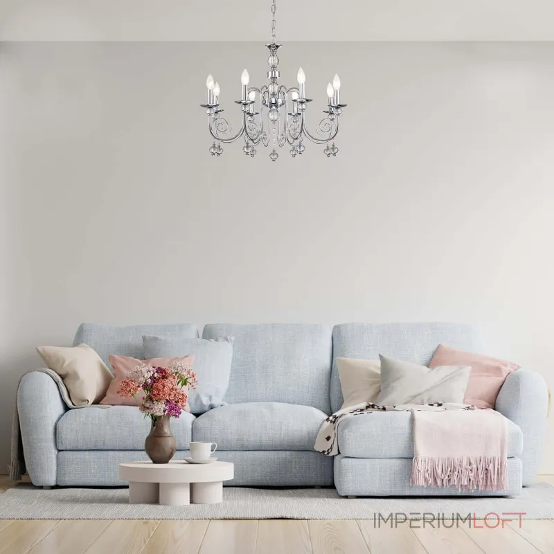 Подвесная люстра Escada 678/8PL E14*40W Chrome