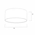 Потолочный светильник Escada 20005LED 20005SMU/04LED SBK