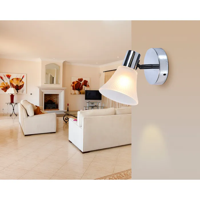Escada 661/1A E14*60W Chrome/Black от ImperiumLoft
