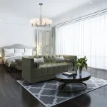 Подвесная люстра Escada 641/6PL E14*60W Satin nickel