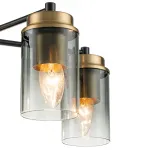 Светильник на штанге Escada 2118/5P E14*40W Black/Brass