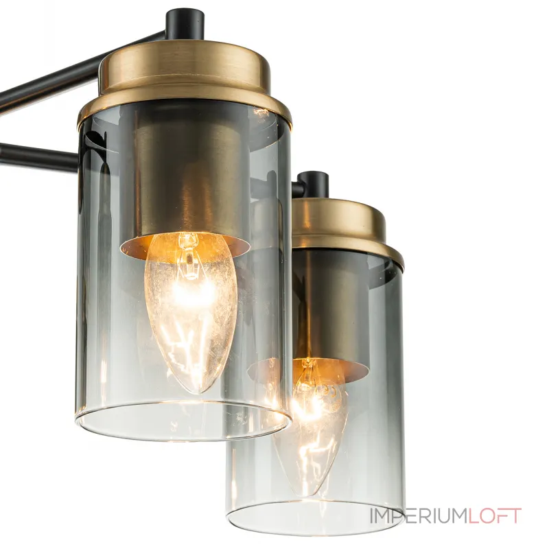 Светильник на штанге Escada 2118/5P E14*40W Black/Brass