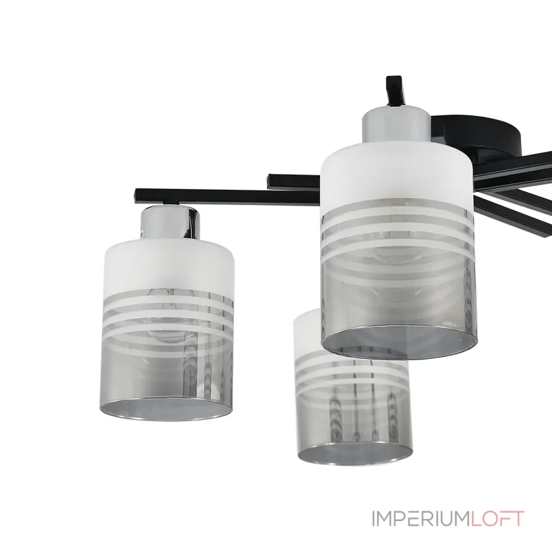Потолочный светильник Escada 1132/5P E27*60W Black/Chrome
