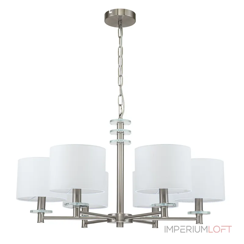 Подвесная люстра Escada 641/6PL E14*60W Satin nickel