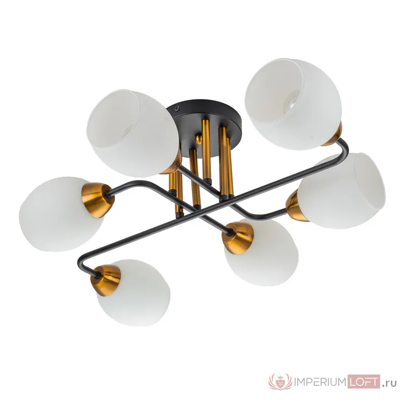 Escada 1132/6P E27*60W Black от ImperiumLoft