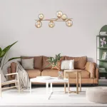 Подвесная люстра Escada 1119/6S E14*40W Gold