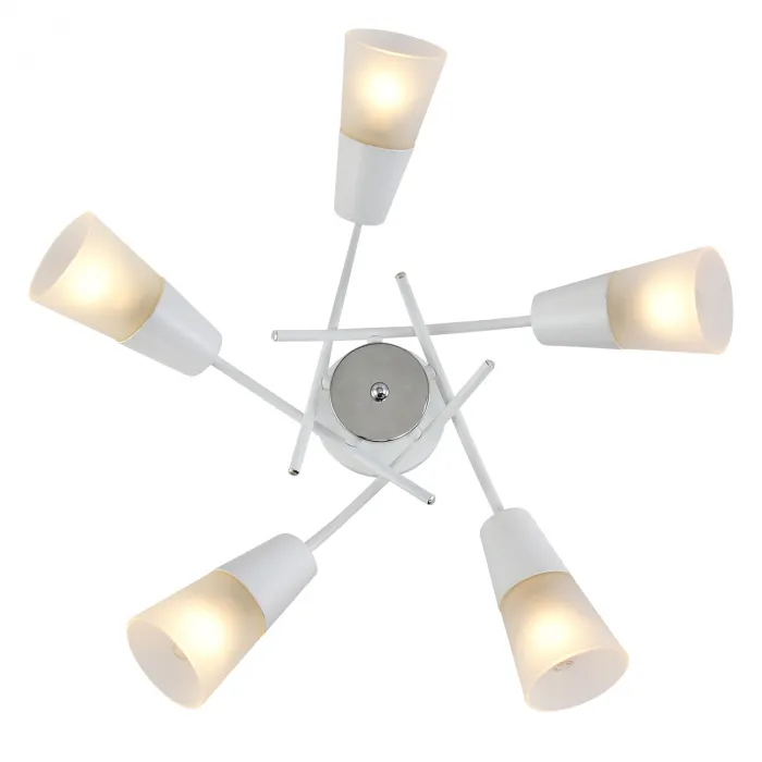 Escada 1109/5P Е14*40W White/Chrome от ImperiumLoft