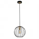 Подвесной светильник Escada 10176/1S E27*60W Black/Brass