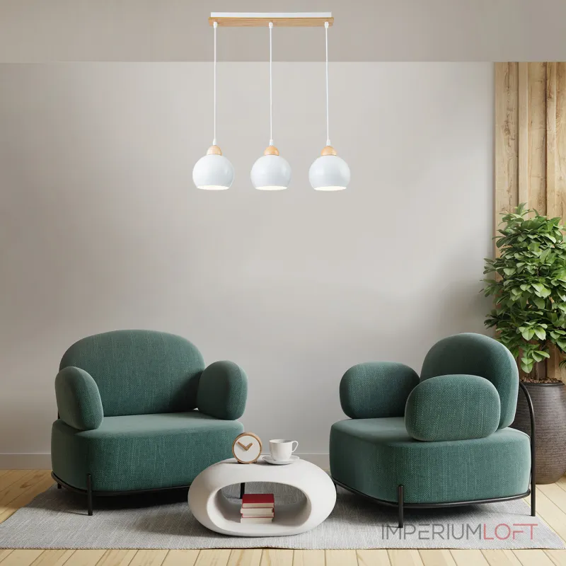 Подвесной светильник Escada SOLO 10178/3S White Подвесной светильник Escada SOLO 10178/3S White