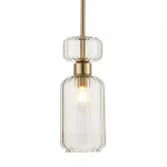 Подвесной светильник Escada 1141/1S E14*60W Antigue copper/Beige