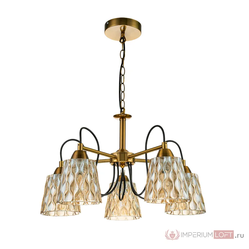 Подвесной светильник Escada 1125/5PL E27*40W Brass