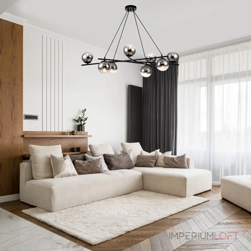 Подвесная люстра Escada 1119/8S E14*40W Black Подвесная люстра Escada 1119/8S E14*40W Black