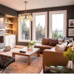 Подвесная люстра Escada 1125/5PL E27*40W Brass