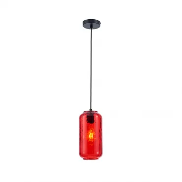Подвесной светильник Escada 10177/1S E27*60W Black/Red
