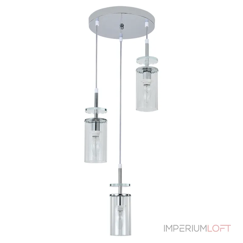 Подвесной светильник Escada 10191/3 E14*40W Chrome
